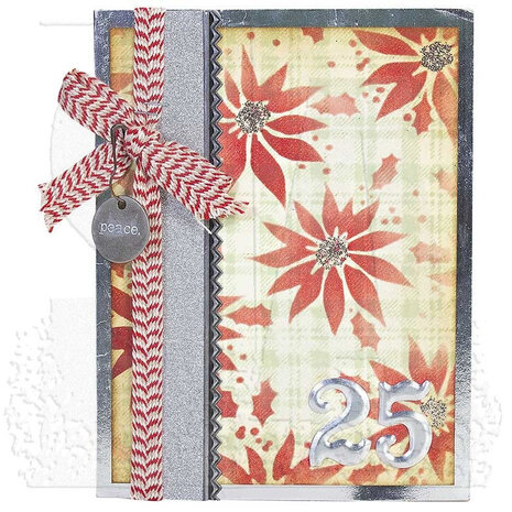 Stampers Anonymous PRE-ORDER Tim Holtz Poinsettia Layering Stencil (THS049) Stampers Anonymous PRE-ORDER Tim Holtz Poinsettia Layering Stencil (THS049)