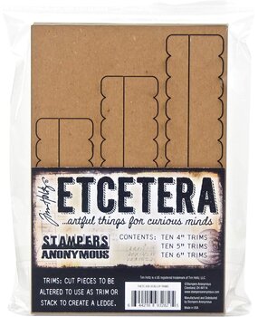 Stampers Anonymous PRE-ORDER Tim Holtz Etcetera Scallop Trims (THETC008) Stampers Anonymous PRE-ORDER Tim Holtz Etcetera Scallop Trims (THETC008)