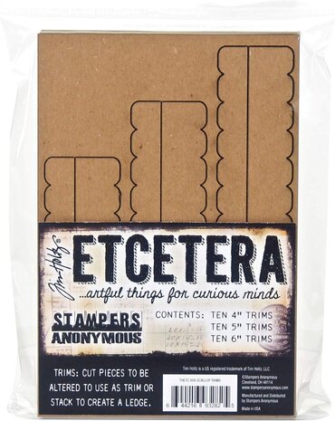 Stampers Anonymous PRE-ORDER Tim Holtz Etcetera Scallop Trims (THETC008) Stampers Anonymous PRE-ORDER Tim Holtz Etcetera Scallop Trims (THETC008)