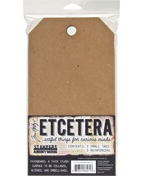 Stampers Anonymous PRE-ORDER Tim Holtz Etcetera Small Tag Thickboards (THETC003) Stampers Anonymous PRE-ORDER Tim Holtz Etcetera Small Tag Thickboards (THETC003)