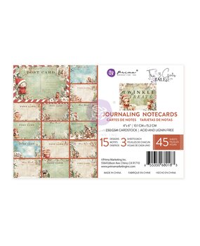 Prima Marketing Inc PRE-ORDER Twinkle & Treats 4x6 Inch Journaling Cards (680183)