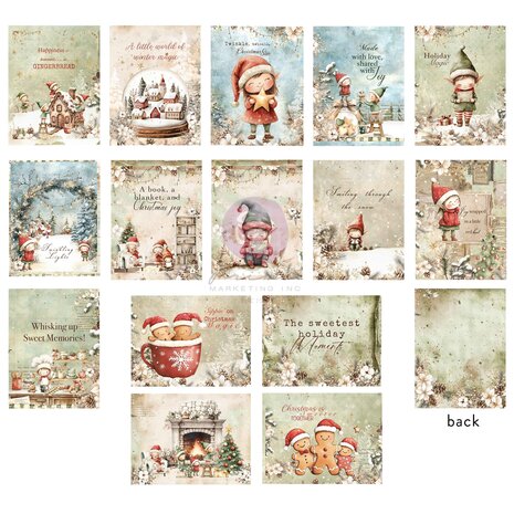 Prima Marketing Inc Twinkle & Treats 3x4 Inch Journaling Cards (680190)