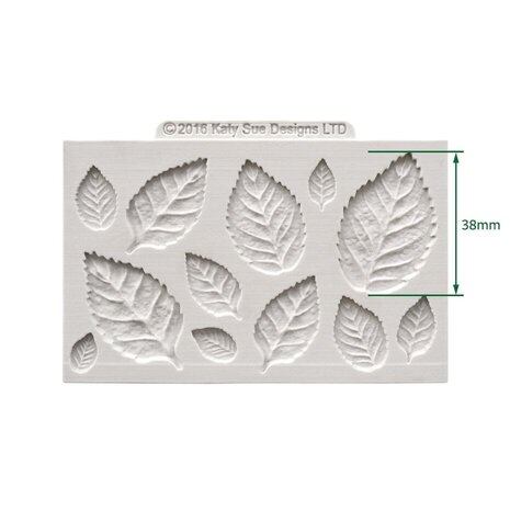 Cosmic Shimmer Silicone Mould Rose Leaves (CE0050-CS)