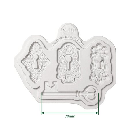 Cosmic Shimmer Silicone Mould Locks and Key (CE0084-CS)