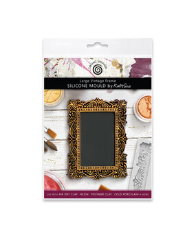 Cosmic Shimmer Silicone Mould Large Vintage Frame (CE0104-CS)