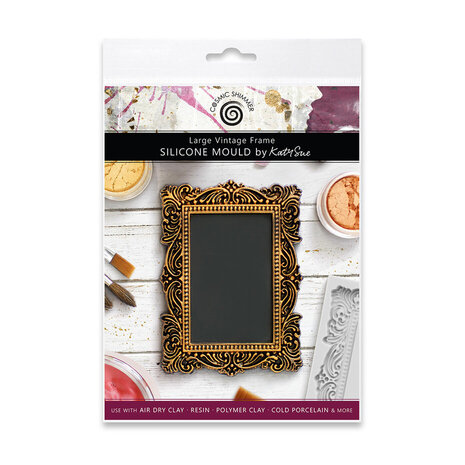 Cosmic Shimmer Silicone Mould Large Vintage Frame (CE0104-CS)