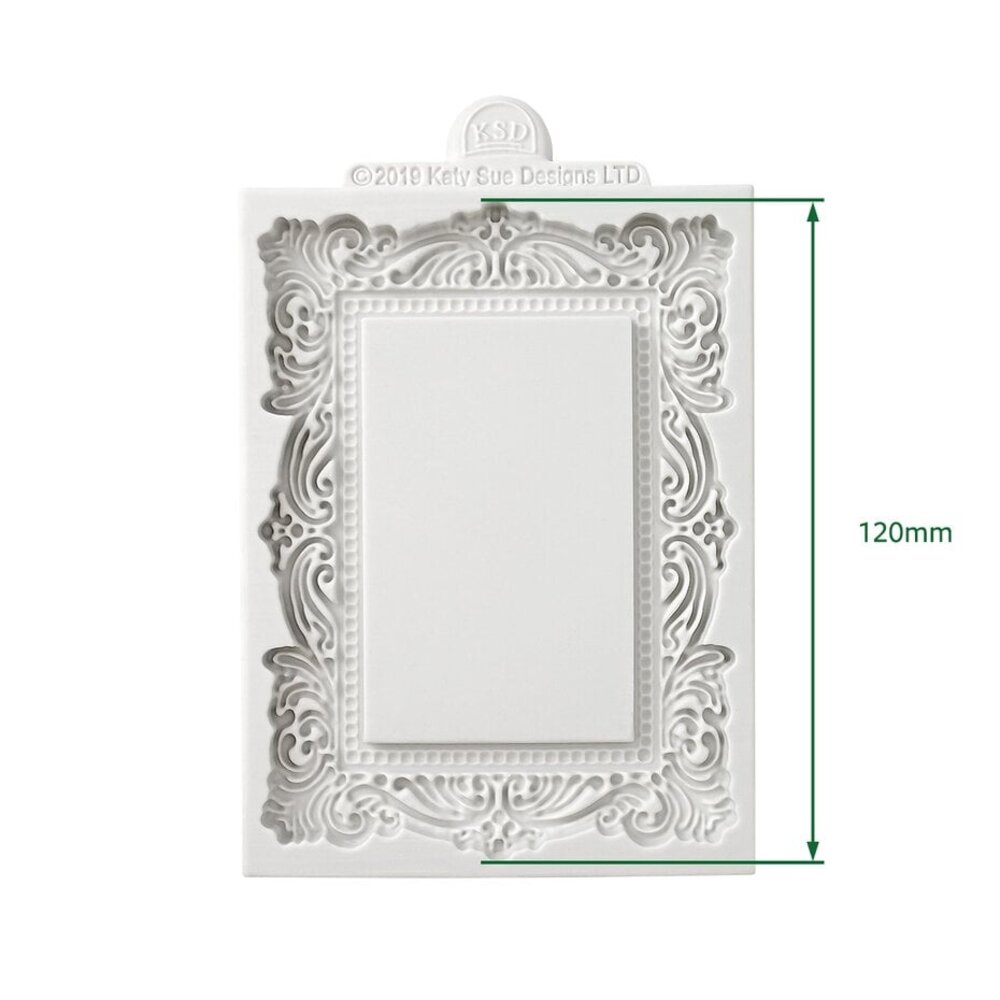 Cosmic Shimmer Silicone Mould Large Vintage Frame (CE0104-CS)