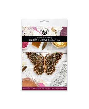 Cosmic Shimmer Silicone Mould Majestic Butterfly (CE0147-CS)
