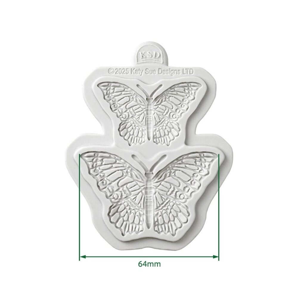 Cosmic Shimmer Silicone Mould Delicate Detail Butterfly Duo (CE0148-CS)