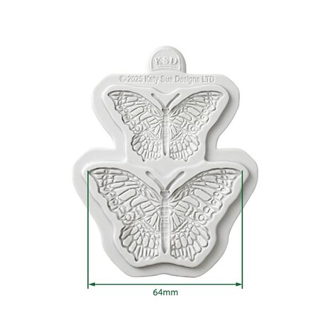 Cosmic Shimmer Silicone Mould Delicate Detail Butterfly Duo (CE0148-CS)