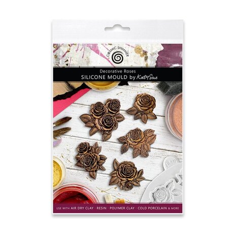 Cosmic Shimmer Silicone Mould Decorative Roses (CE0149-CS)
