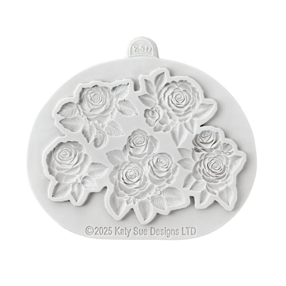 Cosmic Shimmer Silicone Mould Decorative Roses (CE0149-CS)