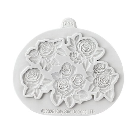 Cosmic Shimmer Silicone Mould Decorative Roses (CE0149-CS)
