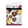 Cosmic Shimmer Silicone Mould Ornate Heart Trio (CE0151-CS)