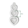 Cosmic Shimmer Silicone Mould Ornate Heart Trio (CE0151-CS)