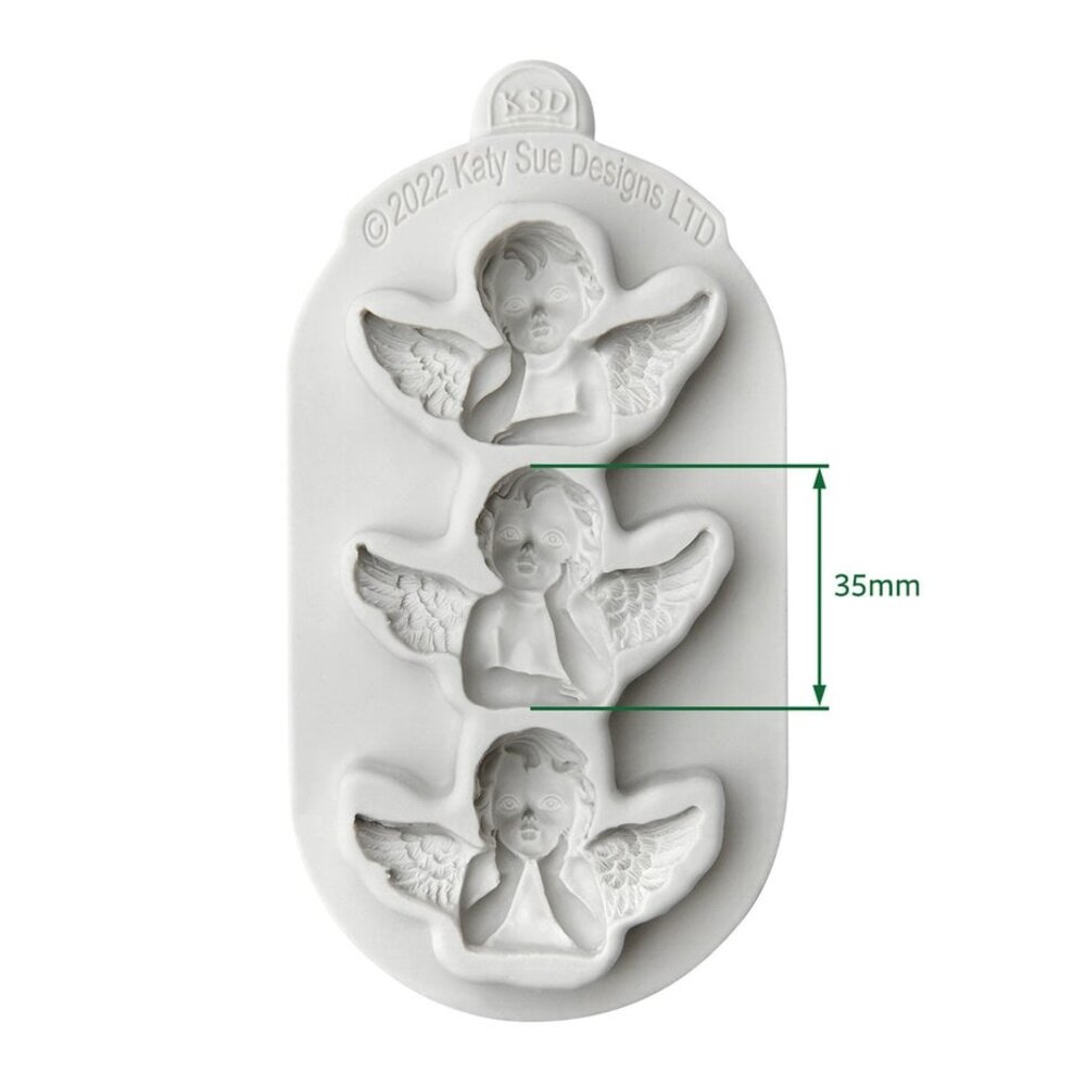 Cosmic Shimmer Silicone Mould Cherub Trio (CA0203-CS)
