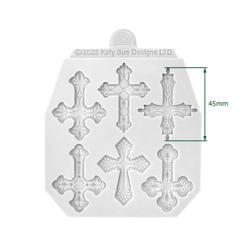 Cosmic Shimmer Silicone Mould Decorative Crosses (CA0254-CS)