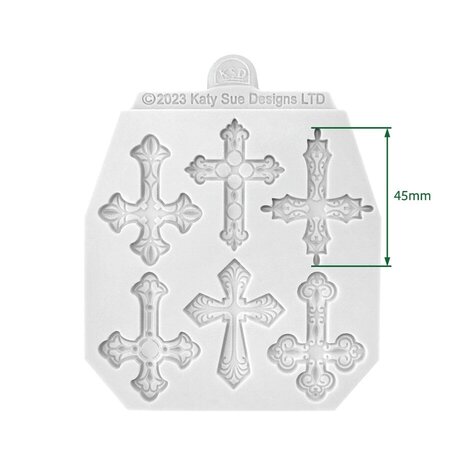 Cosmic Shimmer Silicone Mould Decorative Crosses (CA0254-CS)