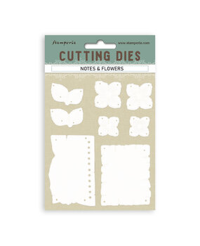 Stamperia Cutting Dies A6 Notes and Flowers (SFT16)