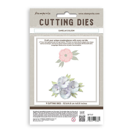 Stamperia Cutting Dies A6 Camelia's Bloom (SFT17)