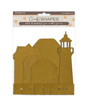 Stamperia Silent Sea MDF Crafty Shapes Blanks Place Card (KLSM80)
