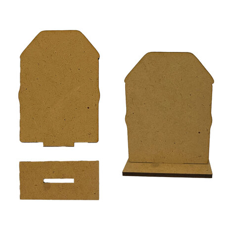 Stamperia Silent Sea MDF Crafty Shapes Blanks Place Card (KLSM80)