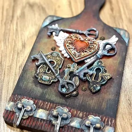 Cosmic Shimmer Silicone Mould Ornate Heart Trio (CE0151-CS)