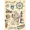 Stamperia Silent Sea Wooden Shapes A5 (KLSP194)