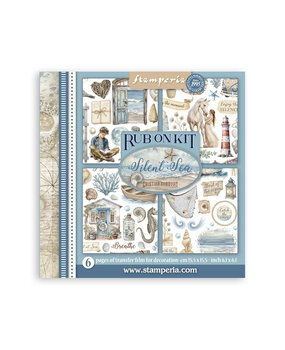 Stamperia Silent Sea 6x6 Inch Rub-On Assortment (DFLRBX06)