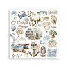 Stamperia Silent Sea 6x6 Inch Rub-On Assortment (DFLRBX06)