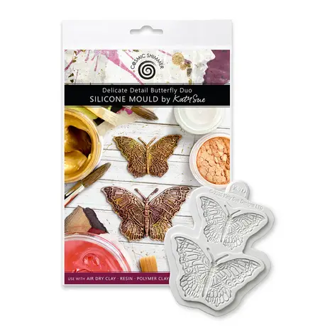 Cosmic Shimmer Silicone Mould Delicate Detail Butterfly Duo (CE0148-CS)