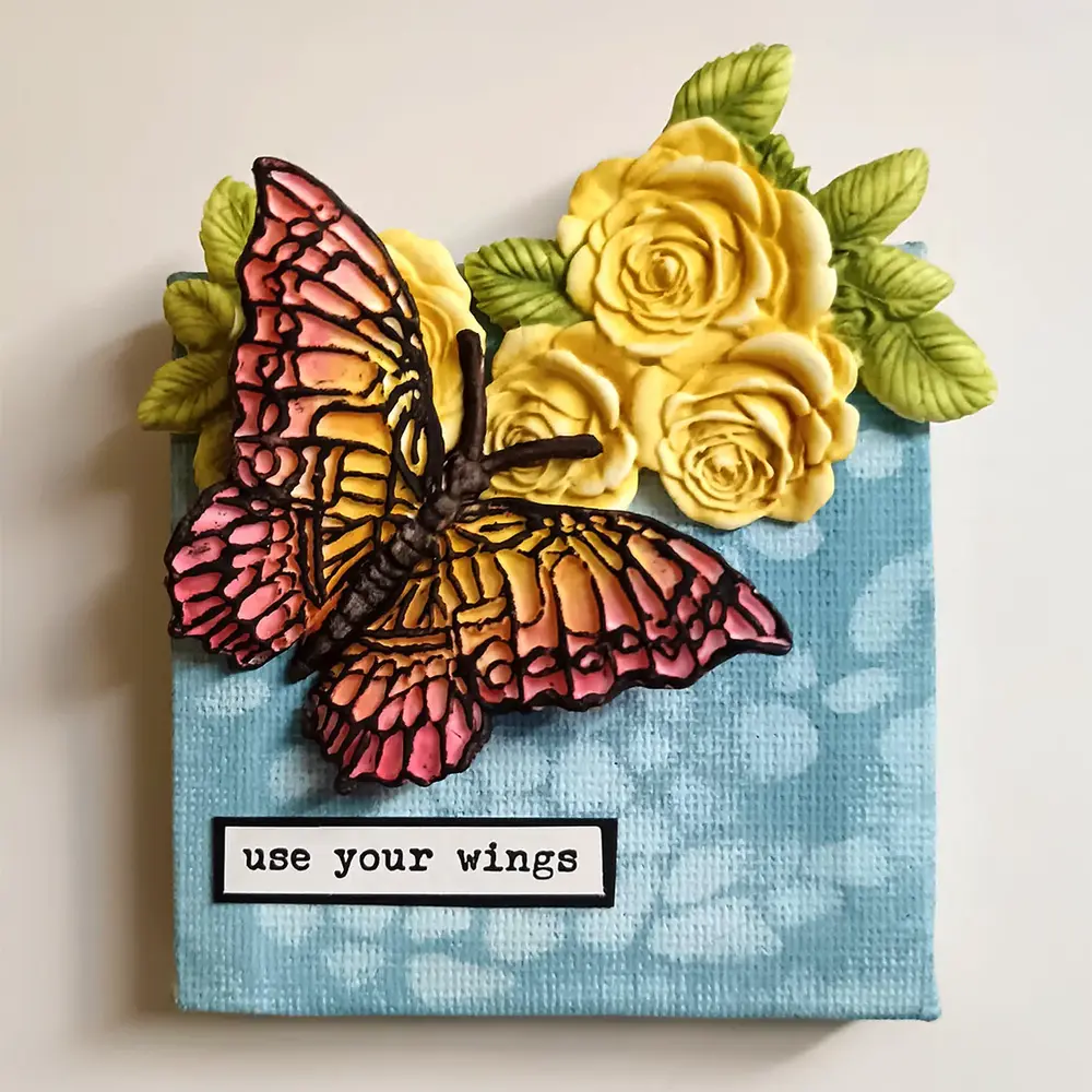 Cosmic Shimmer Silicone Mould Delicate Detail Butterfly Duo (CE0148-CS)