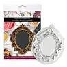 Cosmic Shimmer Silicone Mould Large Oval Vintage Frame (CE0133-CS)
