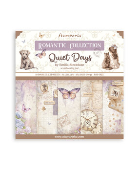 Stamperia Quiet Days 8x8 Inch Paper Pack (SBBS134)