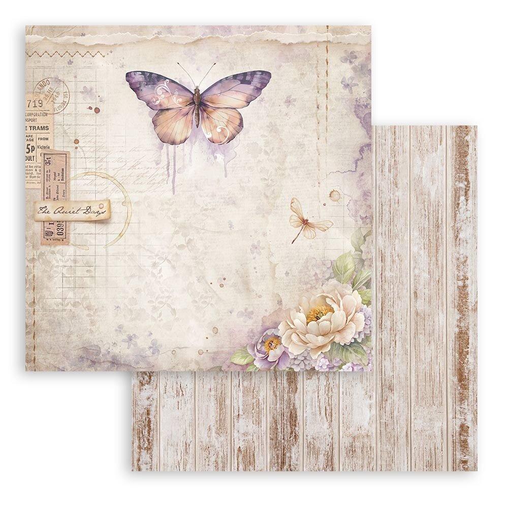 Stamperia Quiet Days 8x8 Inch Paper Pack (SBBS134)