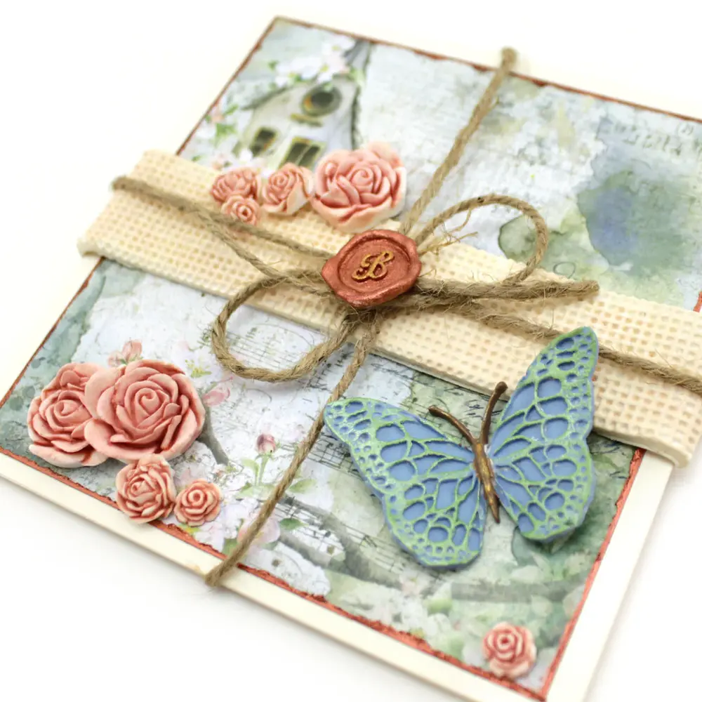 Cosmic Shimmer Silicone Mould 4 in 1 Roses (CA0034B-CS)