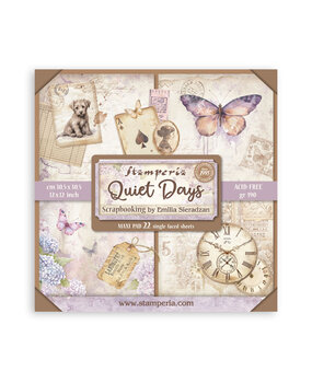 Stamperia Quiet Days 12x12 Inch Single Face Paper Pack (SBBXLB31)
