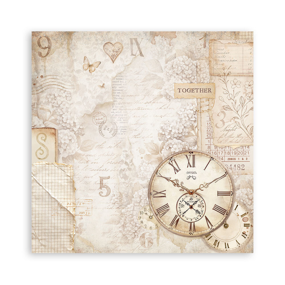 Stamperia Quiet Days 12x12 Inch Single Face Paper Pack (SBBXLB31)