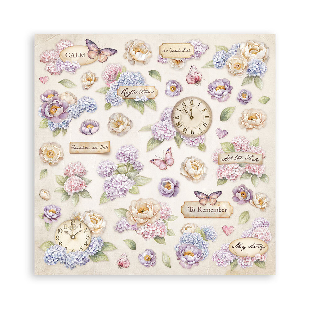 Stamperia Quiet Days 8x8 Inch Single Face Paper Pack (SBBSXB19)