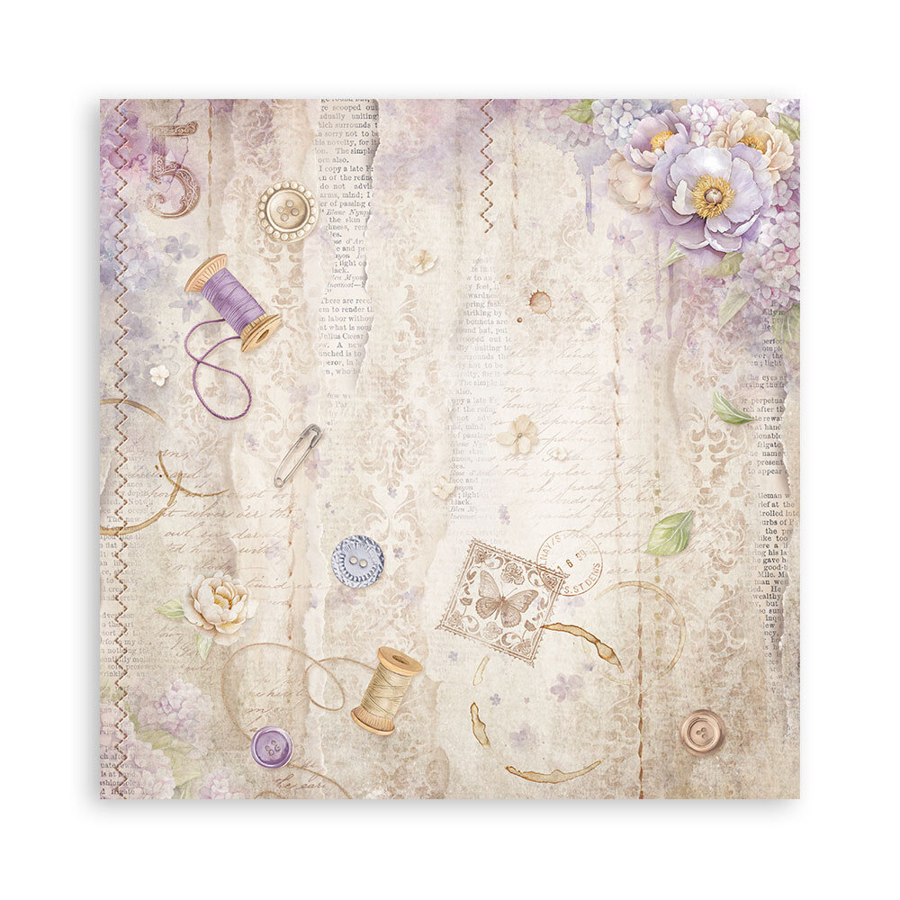 Stamperia Quiet Days 8x8 Inch Single Face Paper Pack (SBBSXB19)