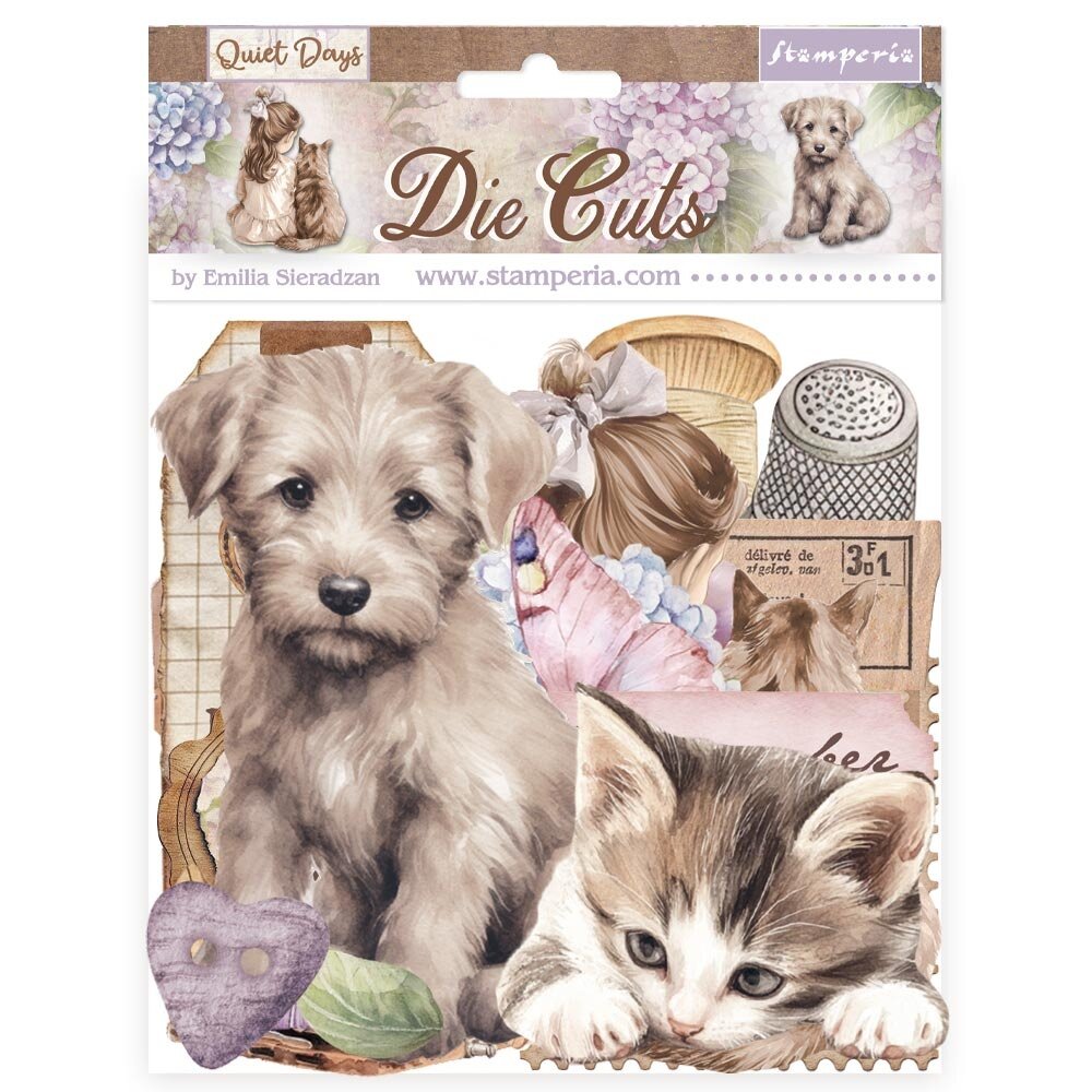 Stamperia Quiet Days Die Cuts (DFLDC122)