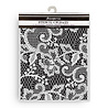 Stamperia Quiet Days Thick Stencil 20x25cm Floral Lace (KSTD192)