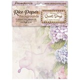 Stamperia Quiet Days A6 Rice Paper Backgrounds (DFSAK6047)