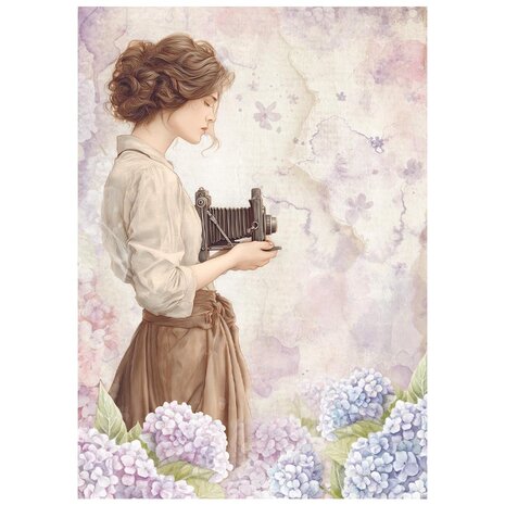 Stamperia Quiet Days A6 Mini Rice Paper (DFSA6X01)