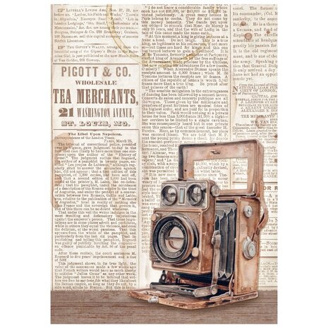 Stamperia Quiet Days A6 Mini Rice Paper (DFSA6X01)