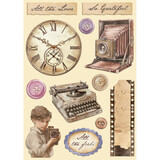 Stamperia Quiet Days Wooden Shapes A5 (KLSP190)