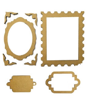 Stamperia Quiet Days MDF Crafty Shapes Blanks Frames and Plates (KLSM72)