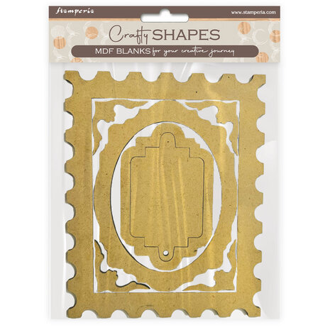 Stamperia Quiet Days MDF Crafty Shapes Blanks Frames and Plates (KLSM72)