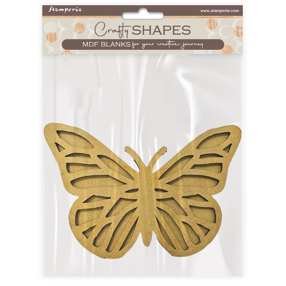 Stamperia Quiet Days MDF Crafty Shapes Blanks Butterfly (KLSM73)