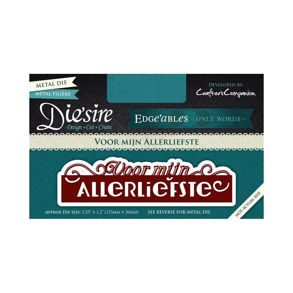 Die'sire Voor Mijn Allerliefste Edge'ables Metal Die (DS-EDG-NL-VMA) Die'sire Voor Mijn Allerliefste Edge'ables Metal Die (DS-EDG-NL-VMA)